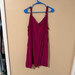 Torrid Fuchsia Lace Detail Dress